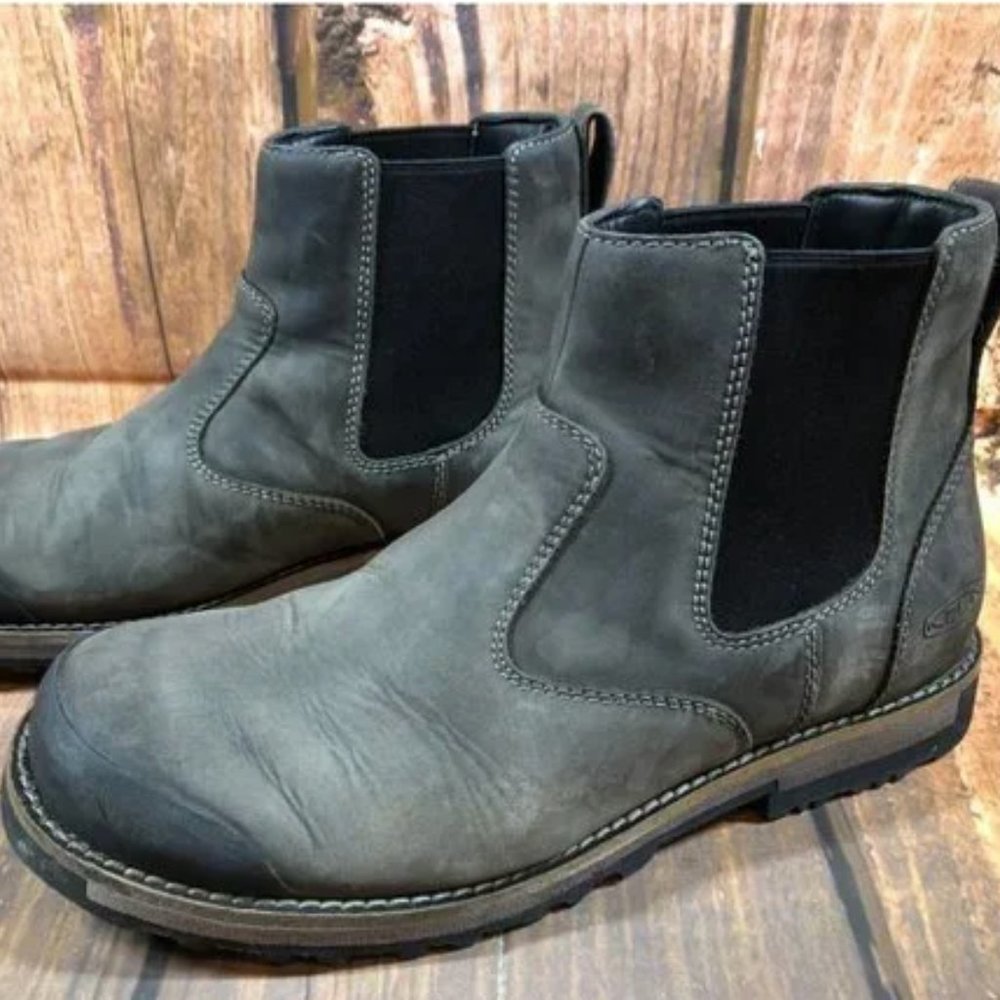 Keen The 59 Chelsea II Slip-On Leather Boots Mens 42/9 (o6a2)